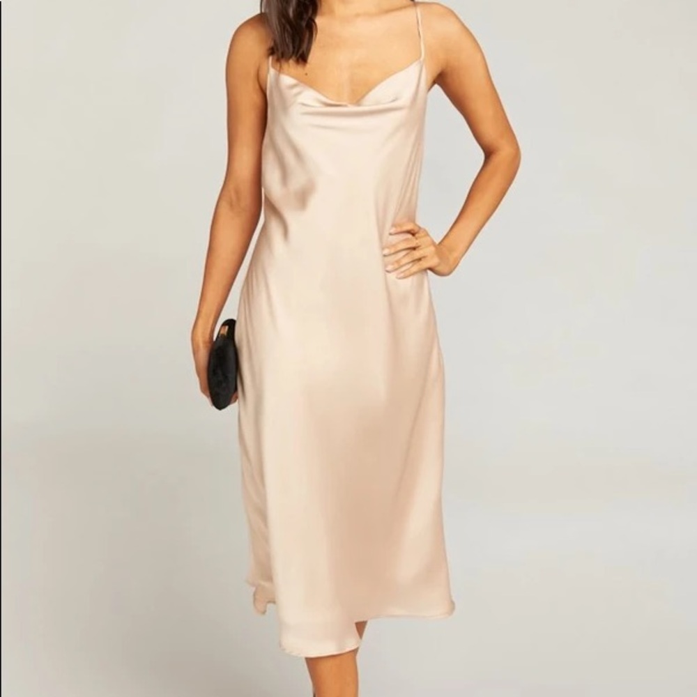 🌺 Show Me Your Mumu Verona Dress Champagne NWT